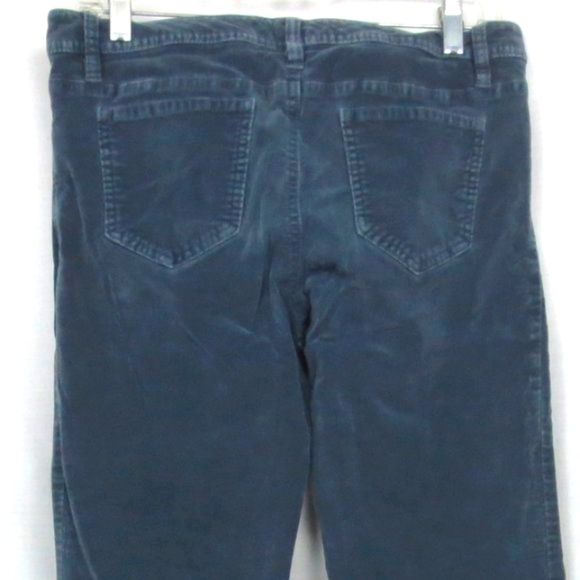 Banana Republic Jeans Ryan Fit Dark Teal Comfy Cotton Mid Rise Stretch Size 8 - Picture 6 of 12